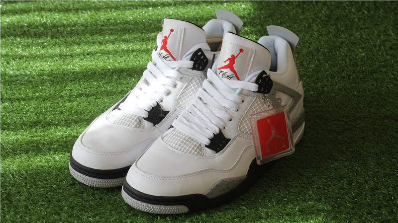 2016 Authentic Air Jordan 4 Retro Alternate 89 White Cement